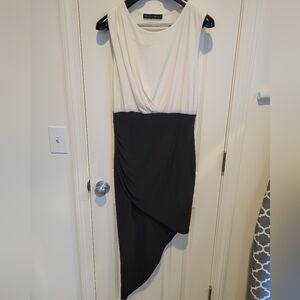 Chic Black and White Dress
